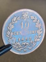 10 Cetesimi 1862 m Victor-Emmanuel II.