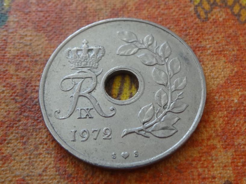 Toutes les monnaies: DANEMARK  25  Ore  1972 – D'occasion à Romanel-sur-Lausanne par Swift13