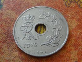DANEMARK  25  Ore  1972