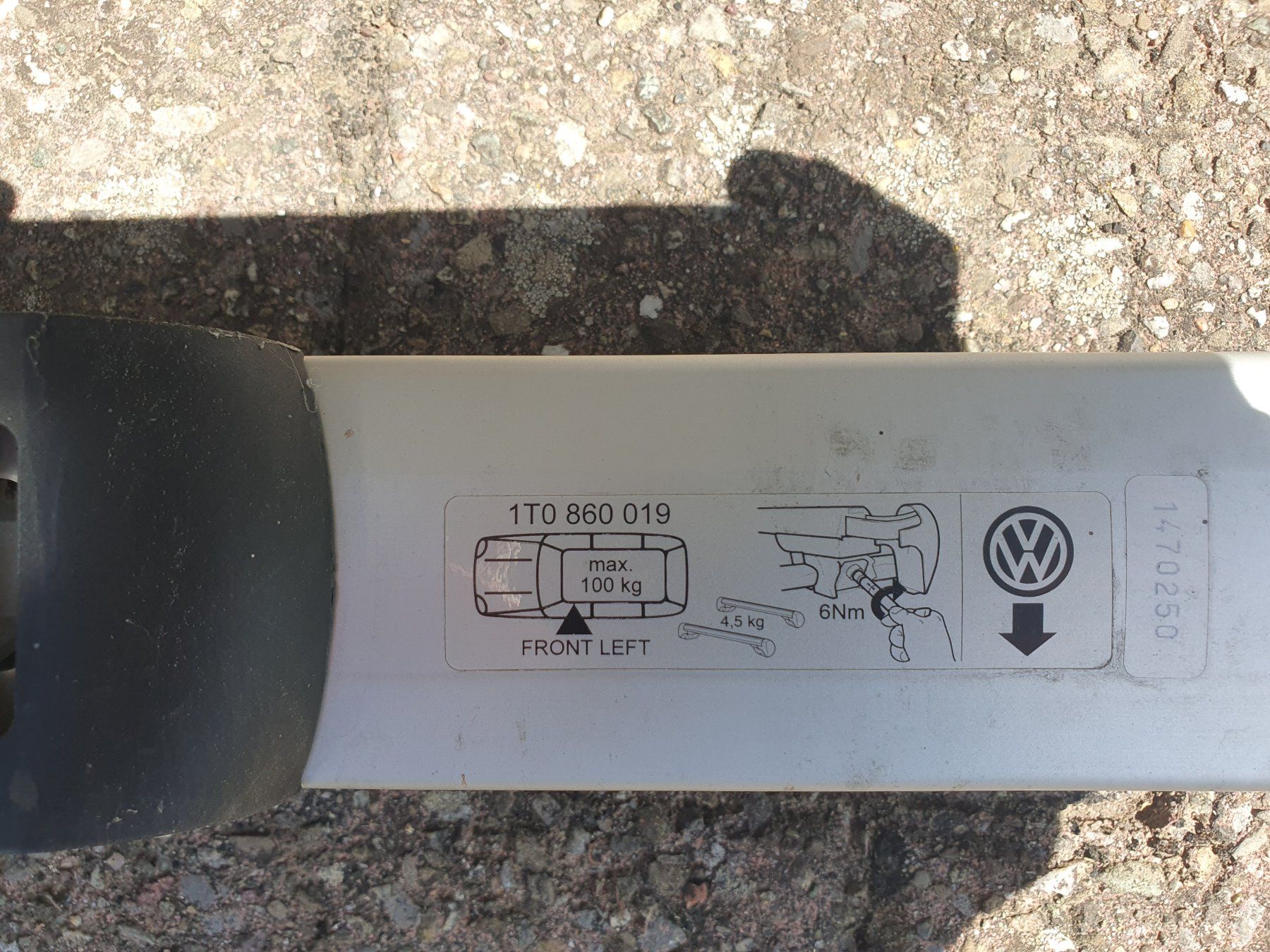 VW Barres de toit: VW Dachträger – D'occasion à Bärau par bema04 1
