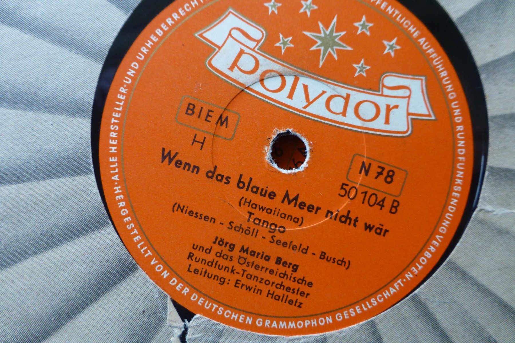 Dischi in vinile: Schallplatten Sammlung, Vintage Schelllackplatten – Usato da Grenchen venduto da Bobatsch 5