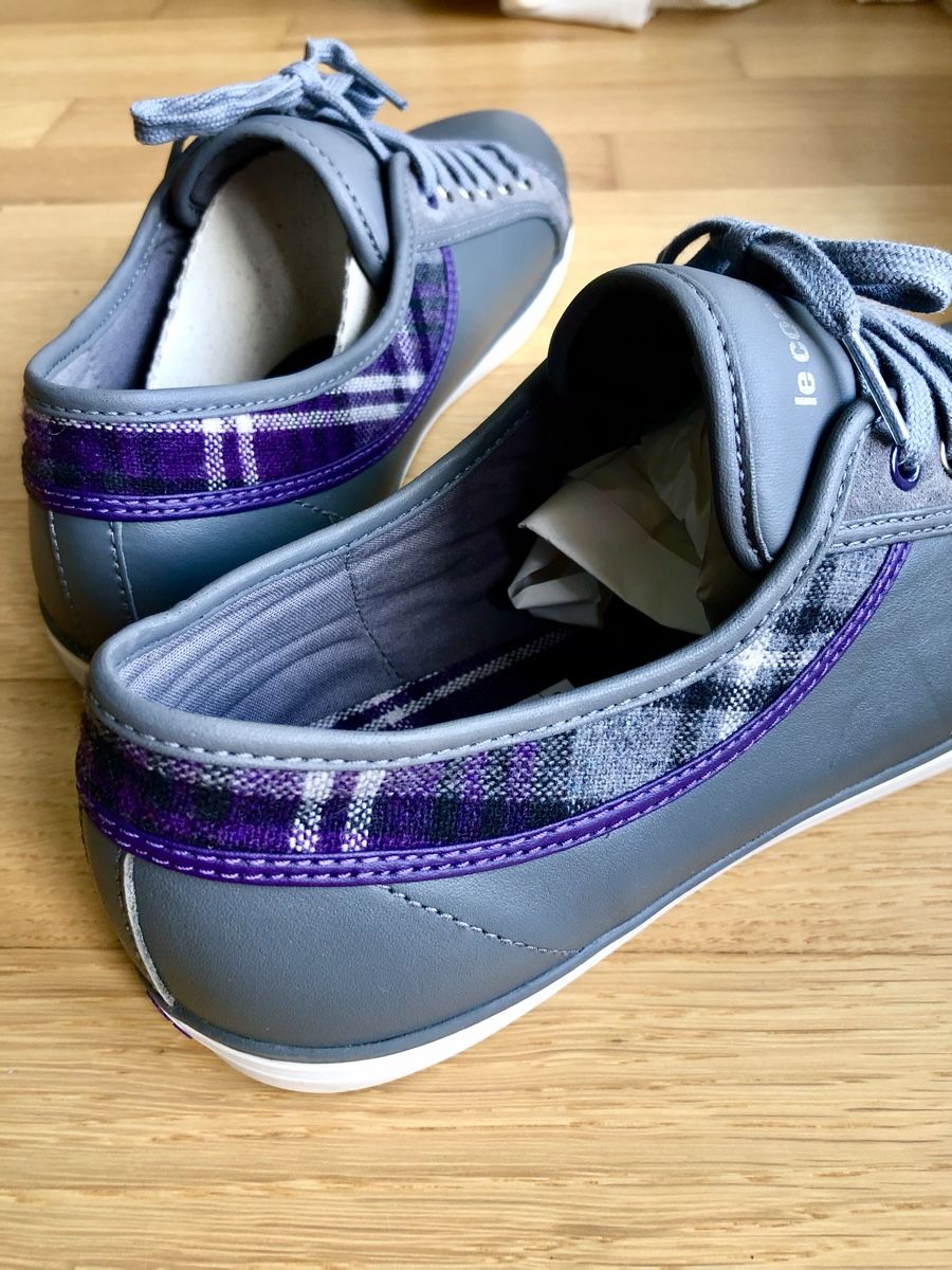 Le Coq Sportif Chaussures hommes: Le Coq grau/violetter Sneaker Gr. 43 – Neuf (Voir description) à Zürich par lino07 1