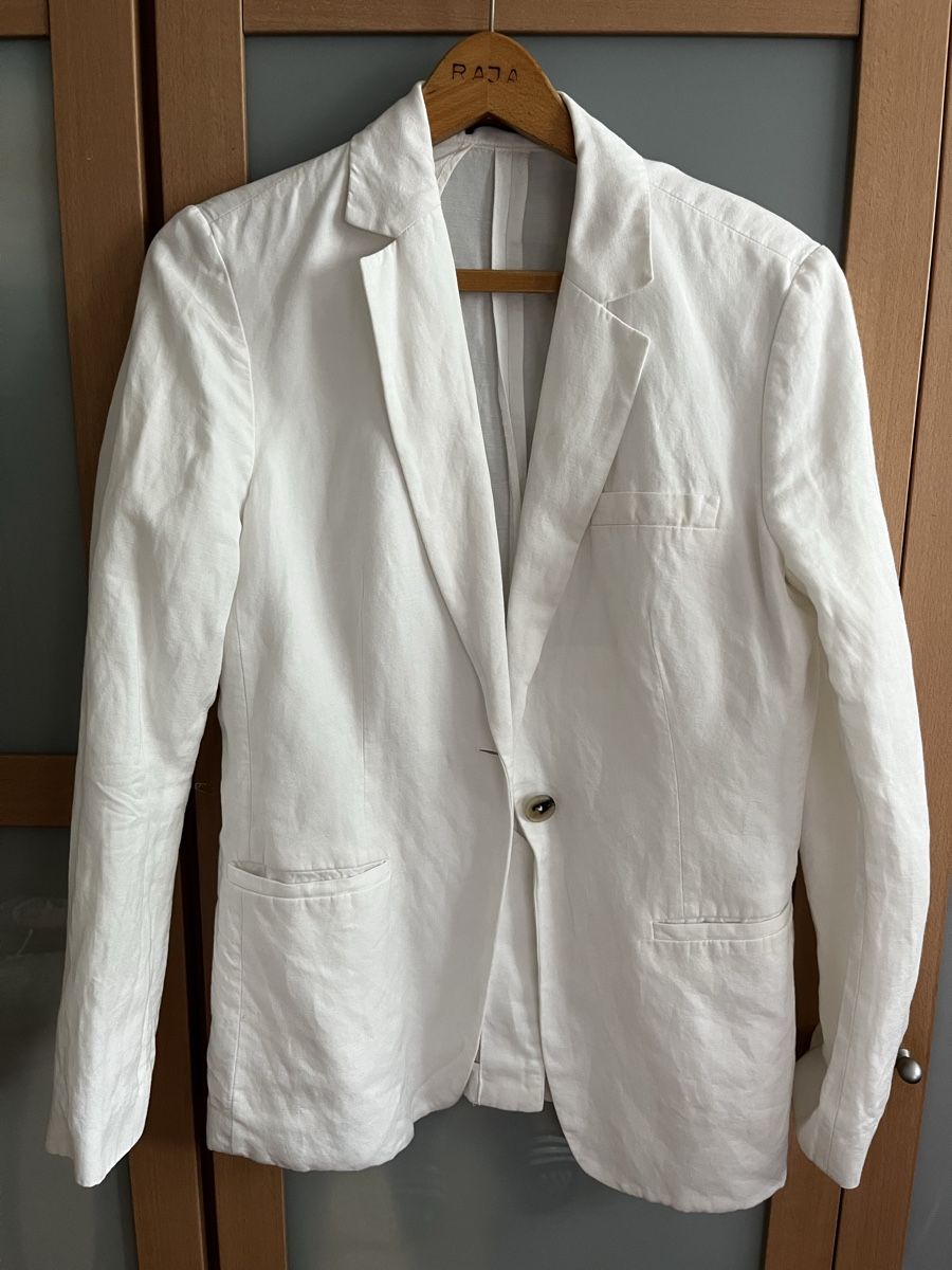 Tommy Hilfiger Giacche: Weisser Blazer von Tommy Hilfiger – Usato da Stadel venduto da Comporta