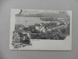 Karte Bäch Bezirk Höfe Kanton Schwyz 1910 Schibig Weinburg