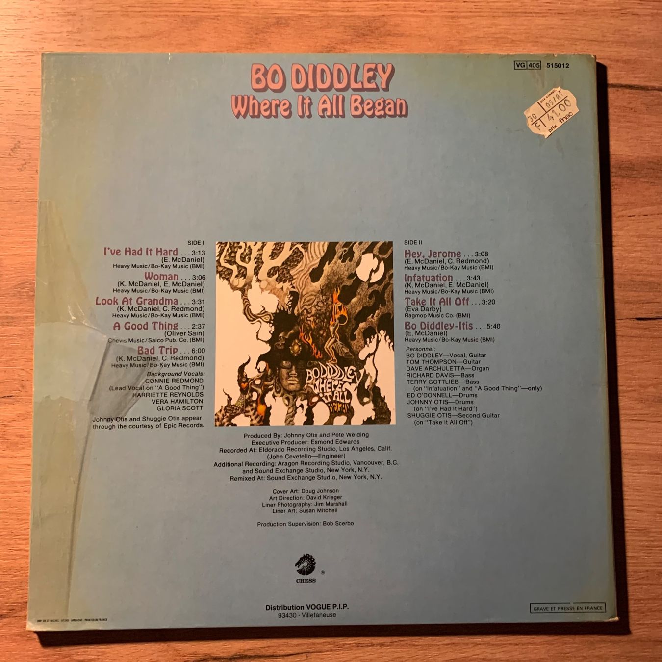 Dischi in vinile: BO DIDDLEY - WHERE IT ALL BEGAN...RE FR VG+/VG – Usato da Gals venduto da Diskopatshop 1