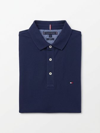 Herren Polo Tommy Hilfiger dunkelblau Grösse S gebraucht