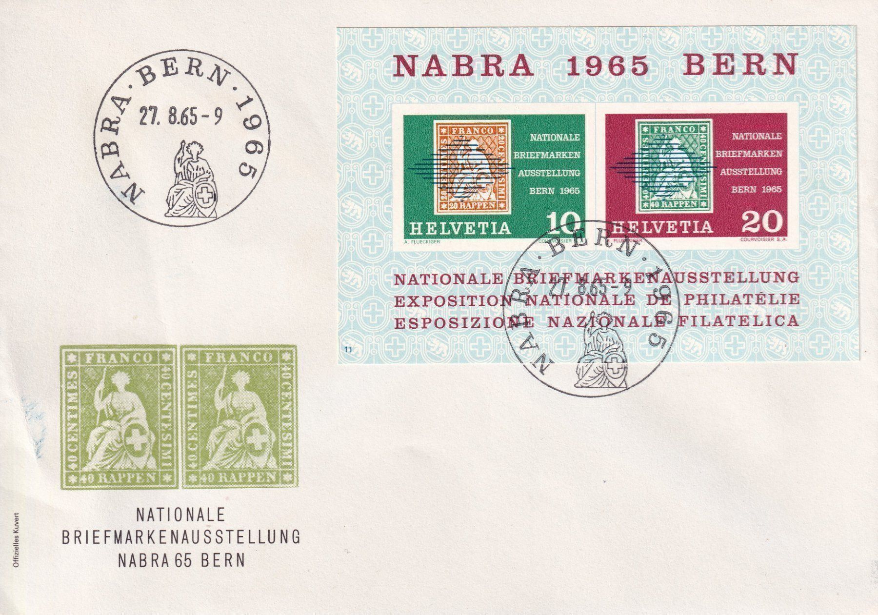 Tutti i francobolli: Nabra 1965 Bern – Usato da Rotkreuz venduto da sheyenne72
