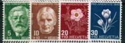 1945, Nr. J113-116, Pro Juventute Satz,  postfrisch