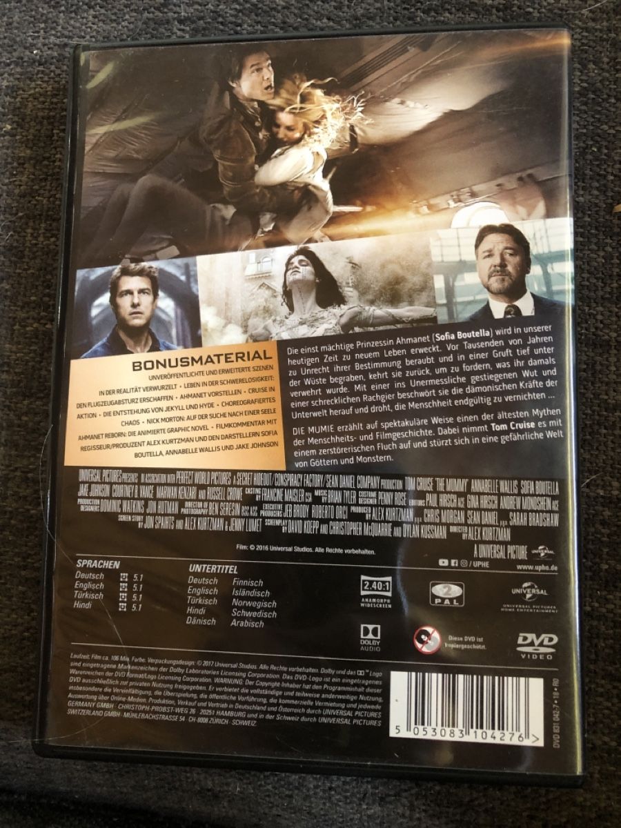 Tutti i DVDs: DVD, DIE MUMIE – Usato da Balsthal venduto da Katzenfan99 1