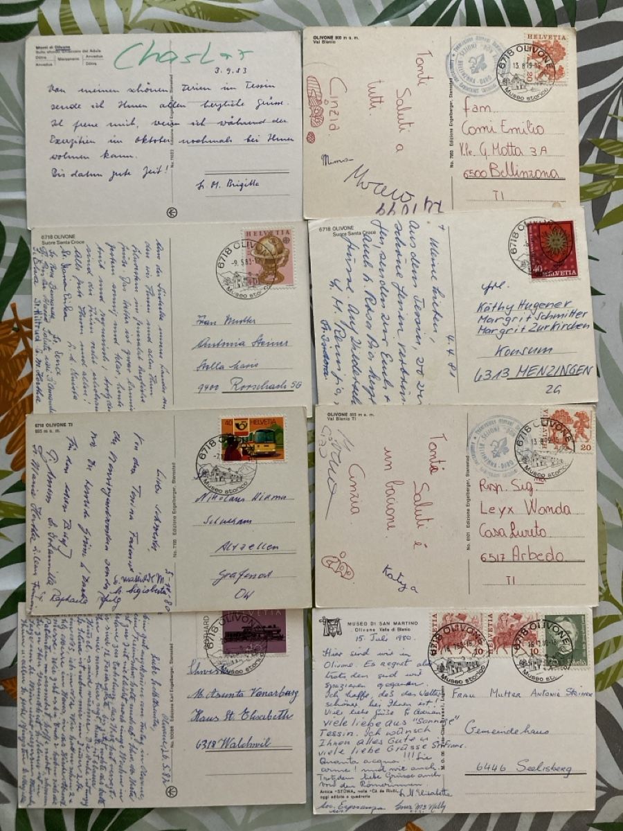 Ansichtskarten: 28)Olivone!8AK!Nachlass! – Gebraucht aus Ascona von ruru4150 1