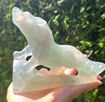 🐺🤍 Fluorit Wolf 🤍🐺886g