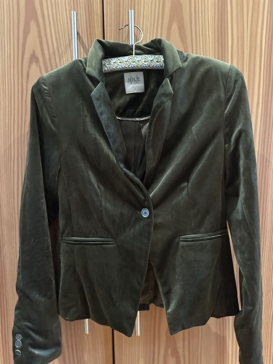 Nile Giacche: Nile Blazer samt grün – Nuovo (secondo la descrizione) da Selzach venduto da estherbaumer