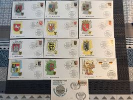 Briefmarken, spezielle deutsche Umschläge
