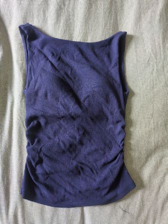 Damen Top Gr. M (38/40) navy blau, mit integriertem BH