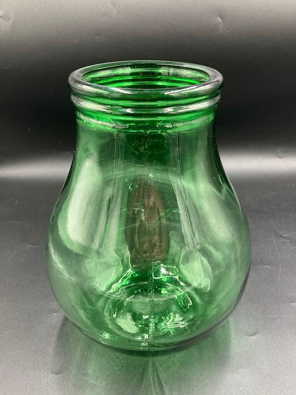 Vasi & Recipienti: Runde Glas-Vase | Grün | Höhe: ca. 30 cm – Usato da Wittenbach venduto da Restwert_St-Gallen 3