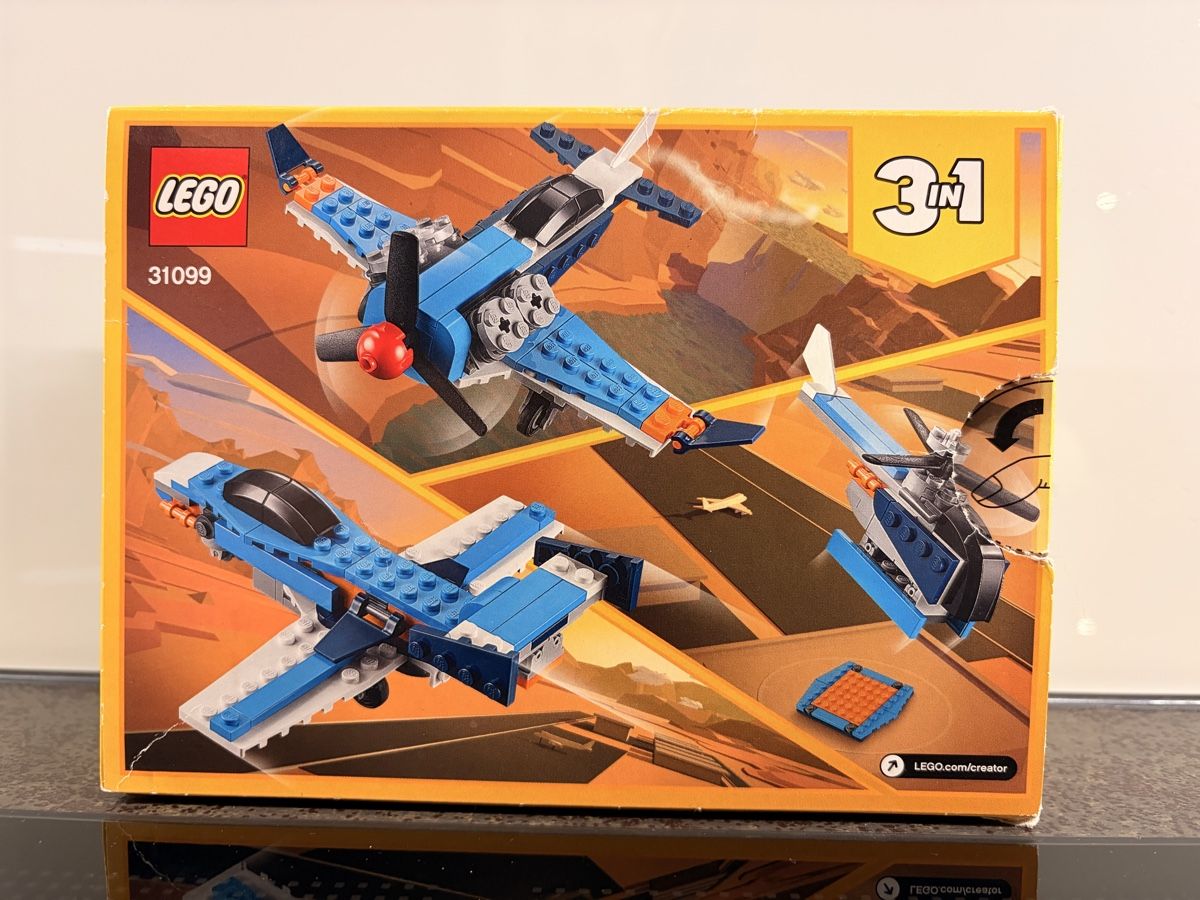 Lego Kit di costruzioni: LEGO Creator 3in1 Set 31099 Flugzeug Hubschrauber 6+ – Usato da Pfäffikon SZ venduto da Babygeschenkidee 1