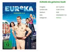 EUReKA die geheime Stadt - 3. Staffel (DVD)