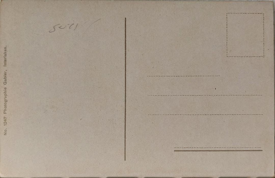 Cartoline postali: INTERLAKEN - Harderbahn – Usato da Delémont venduto da Domdom1 1