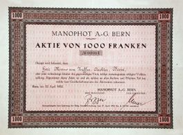 Manophot AG Bern, Bern - 1932
