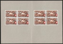 1939 : Pro Patria B2 im Viererblock - Ersttag