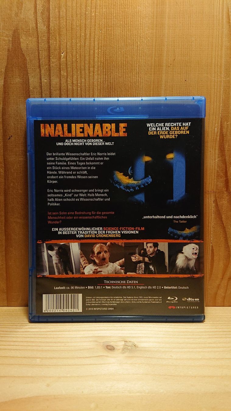 Tutti i DVDs: INALIENABLE in 3D und 2D Blu-Ray mit Walter Koenig – Usato da Wilderswil venduto da Exebub 1