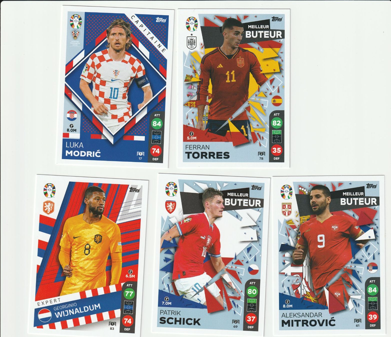 Topps Sammelbilder & Trading cards: EURO2024 Lidl, 5 cartes – Neu (gemäss Beschreibung) aus Villars-sur-Glane von Themaplus