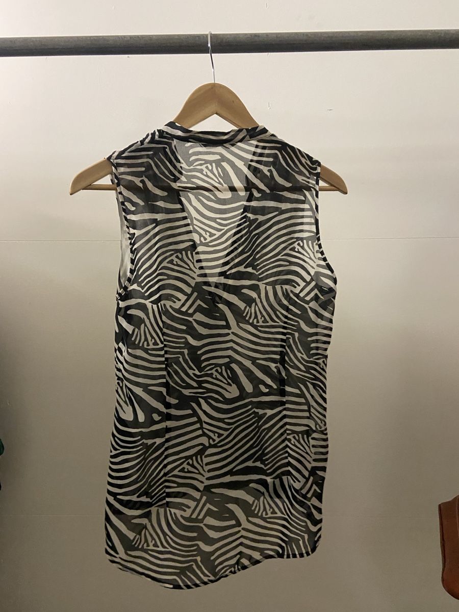H&M Camicette: Sommertop Zebraprint Wickeloptik – Usato da Bad Ragaz venduto da leadaria 1