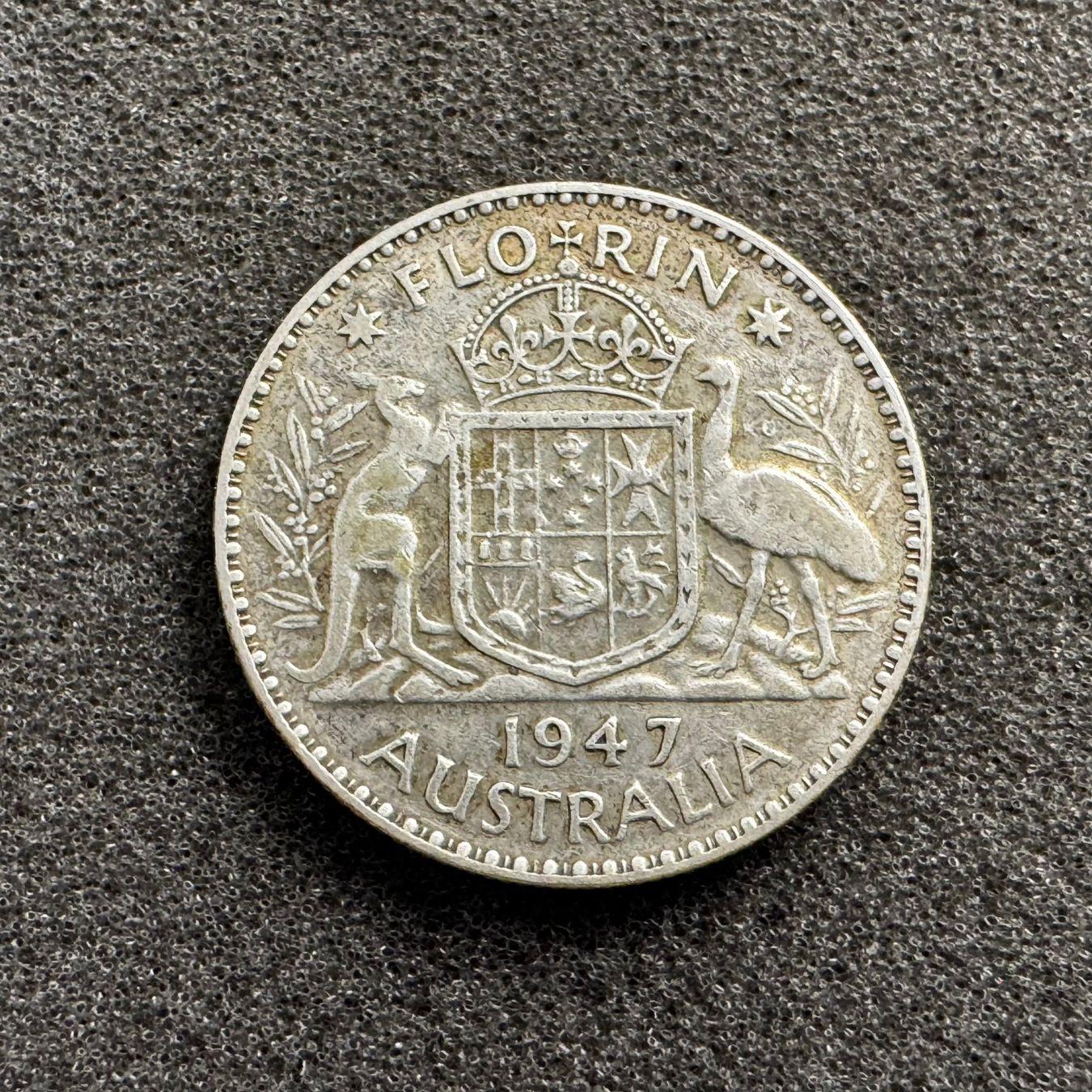 Toutes les monnaies: 1 Florin Silber Australien 1947 – D'occasion à Reitnau par tb-muenzen