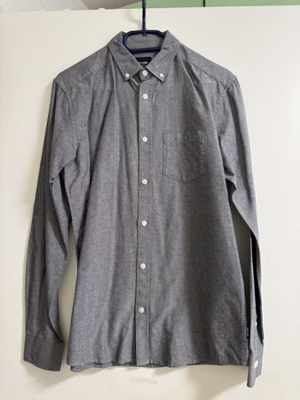 Only & Sons Herren Hemd, Grau, Slim Fit, Gr. S - Top