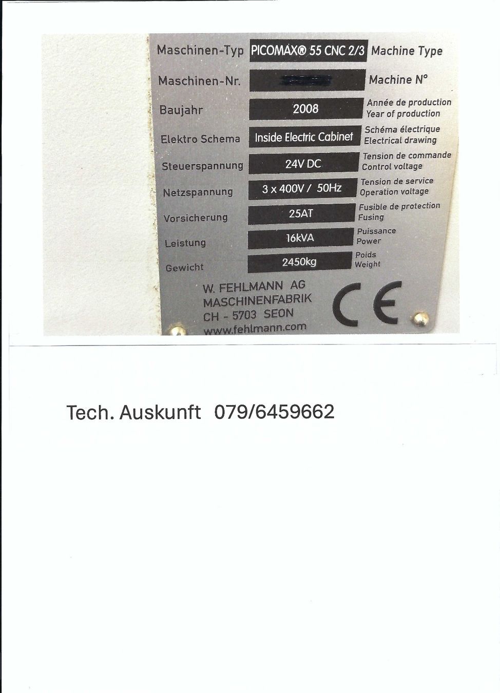Tutte le macchine: Fehlmann Picomax 55 CNC – Usato da Münchenstein venduto da fransch 6