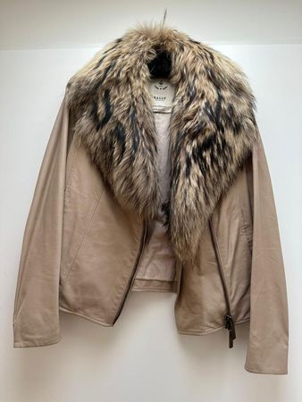 Bally Lederjacke Lamm