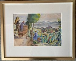 Hartung Wilhelm. Weinlese am Zürichsee