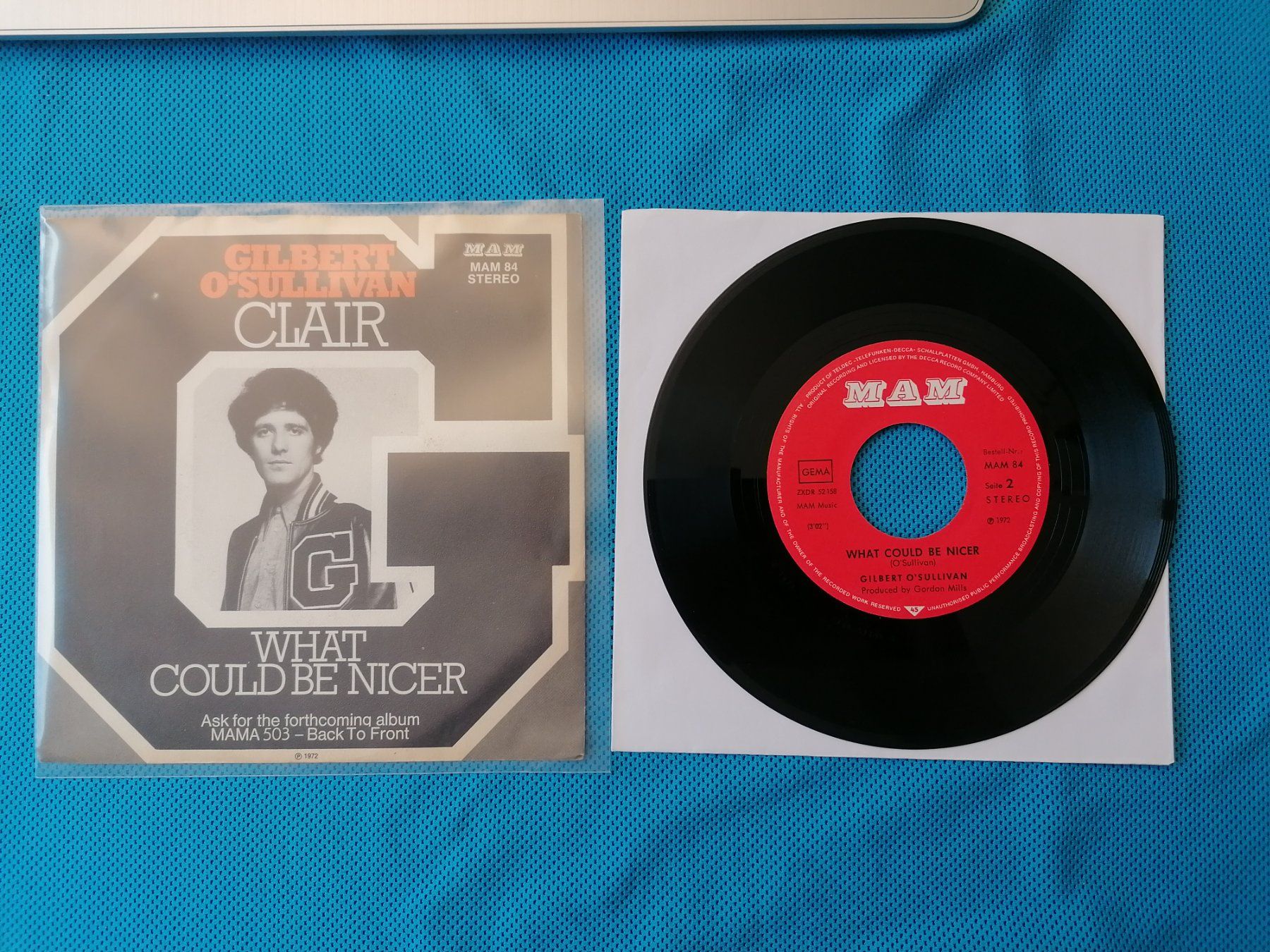 Dischi in vinile: Gilbert O'Sullivan – Clair – Usato da Emmenbrücke venduto da lamorak