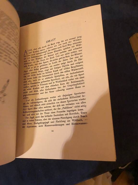 Libri: Der grosse Sprung / Carl J. Luther / 1925 / – Usato da Eschlikon TG venduto da Farewell01 2