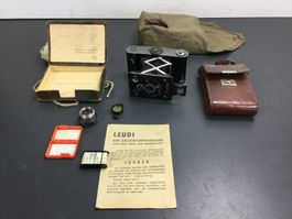 Foto Ausrüstung mit Leudi Belichtungsmesser und Piccolette