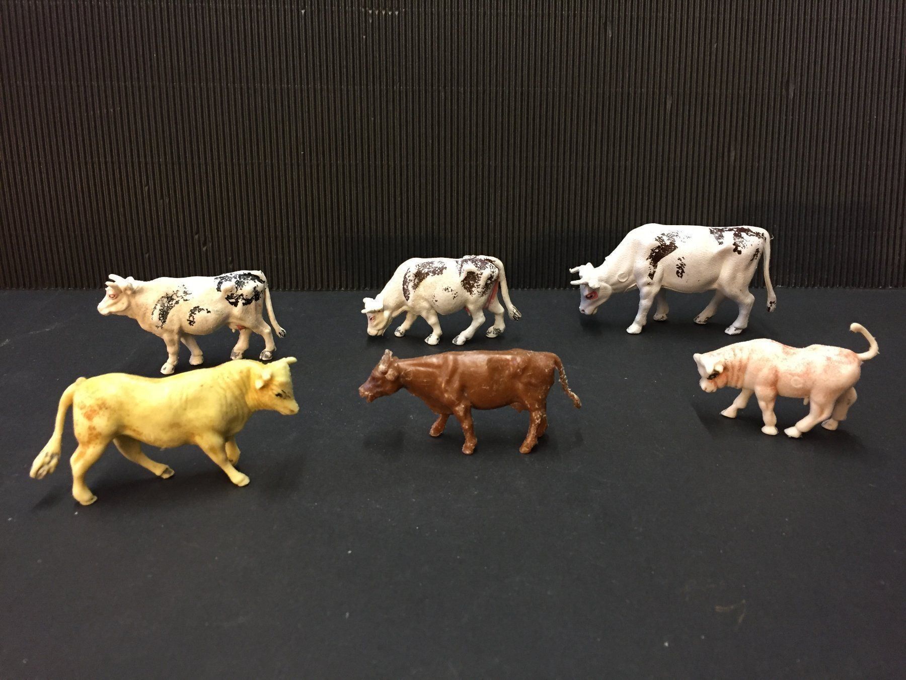 Figuren: 3 Kuh + 3 Ochse Figuren – Gebraucht aus Schaffhausen von vintageville 2