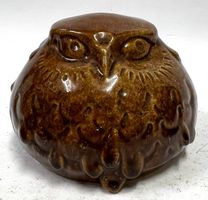 Lustiger Vogel aus Keramik schweizerische Handarbeit