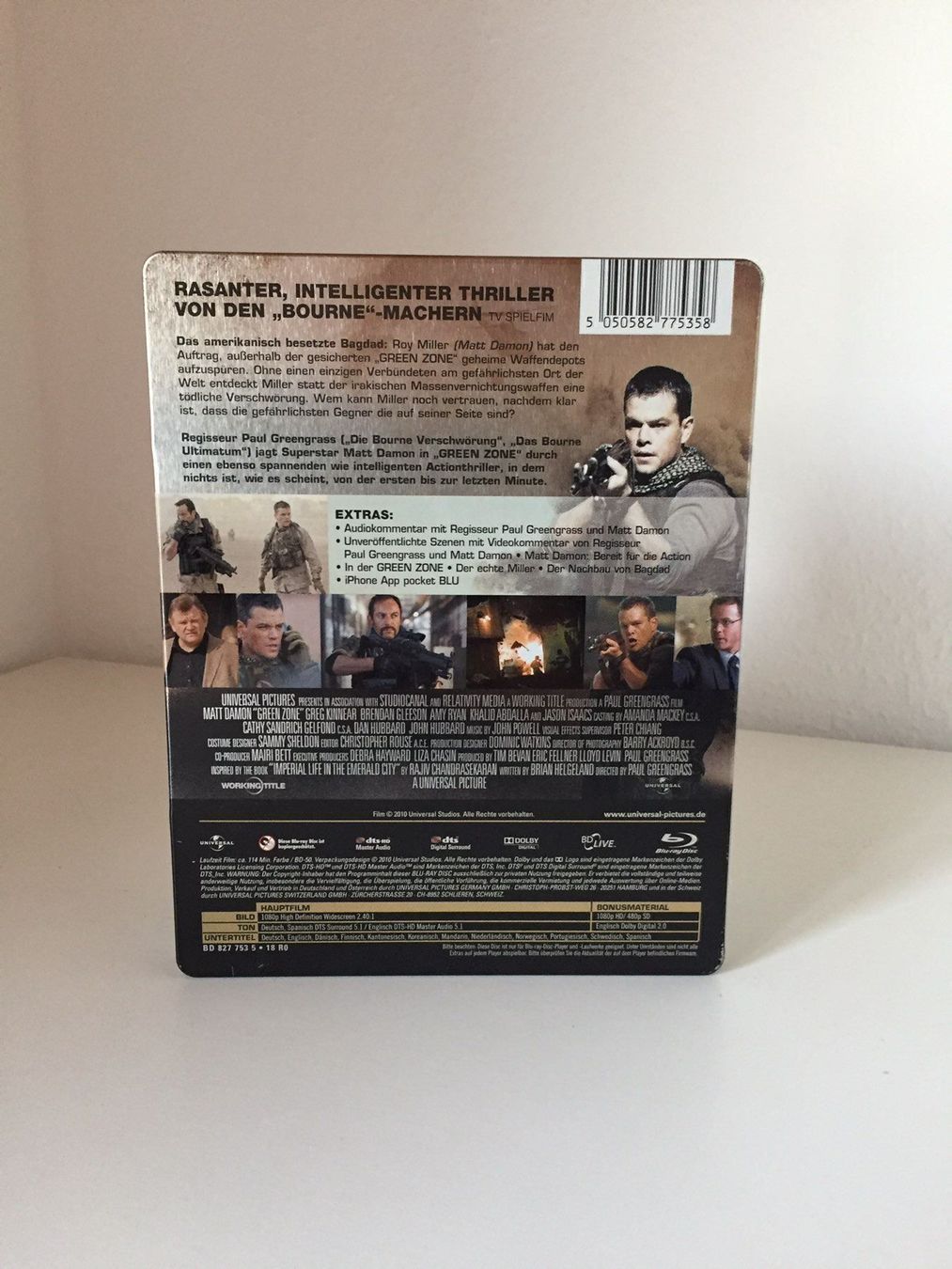 Tutti i DVDs: Green Zone - Steelbook Edition – Usato da Tecknau venduto da Otacon0 1