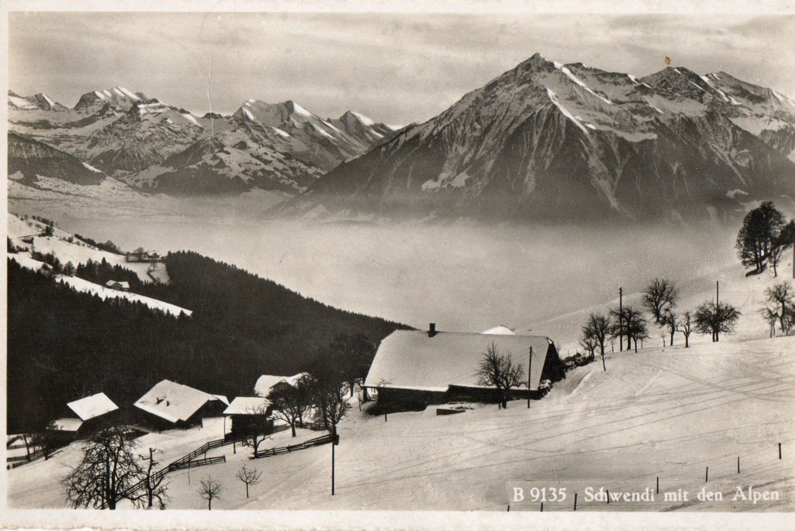 Cartoline postali: Schwendi mit den Alpen – Usato da Melano venduto da pisonsdro