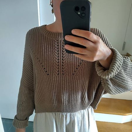 Brown Sode Pullover made in Switzerland