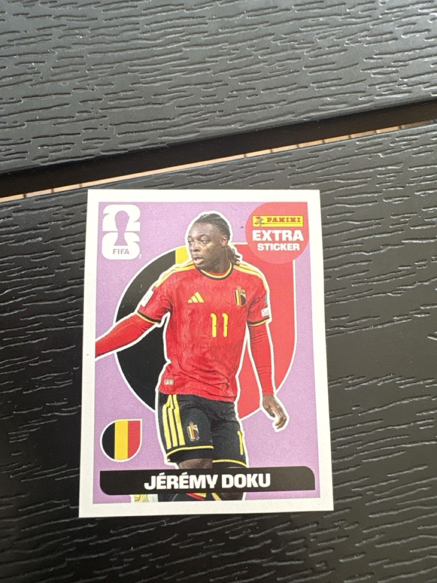 Panini Sammelbilder & Trading cards: Jeremy Doku Extra Sticker Panini – Gebraucht aus Sigriswil von Sand_Bu
