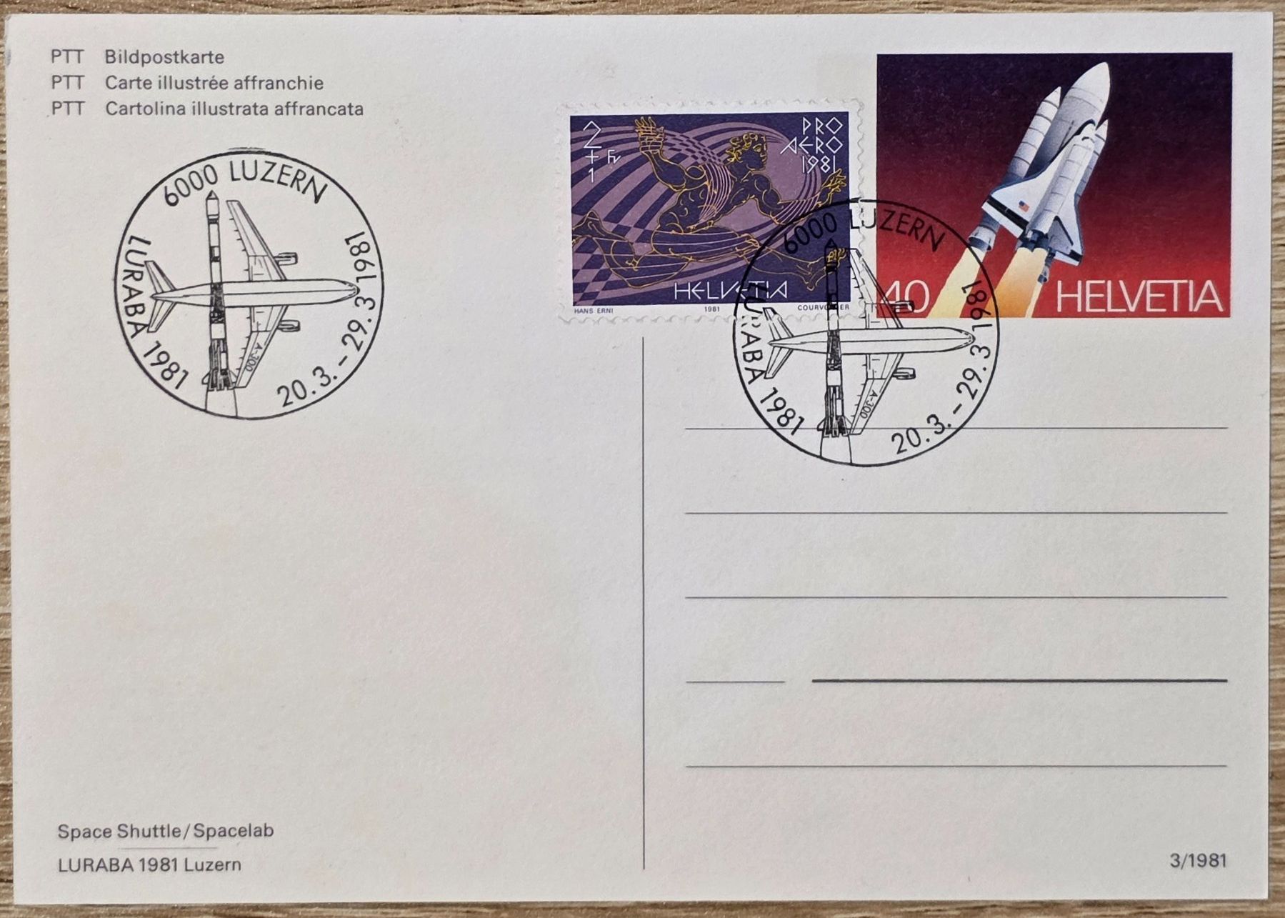 Ansichtskarten: Space Shuttle Nasa 1981 – Neu (gemäss Beschreibung) aus Rohrbach von lod_m58r 1
