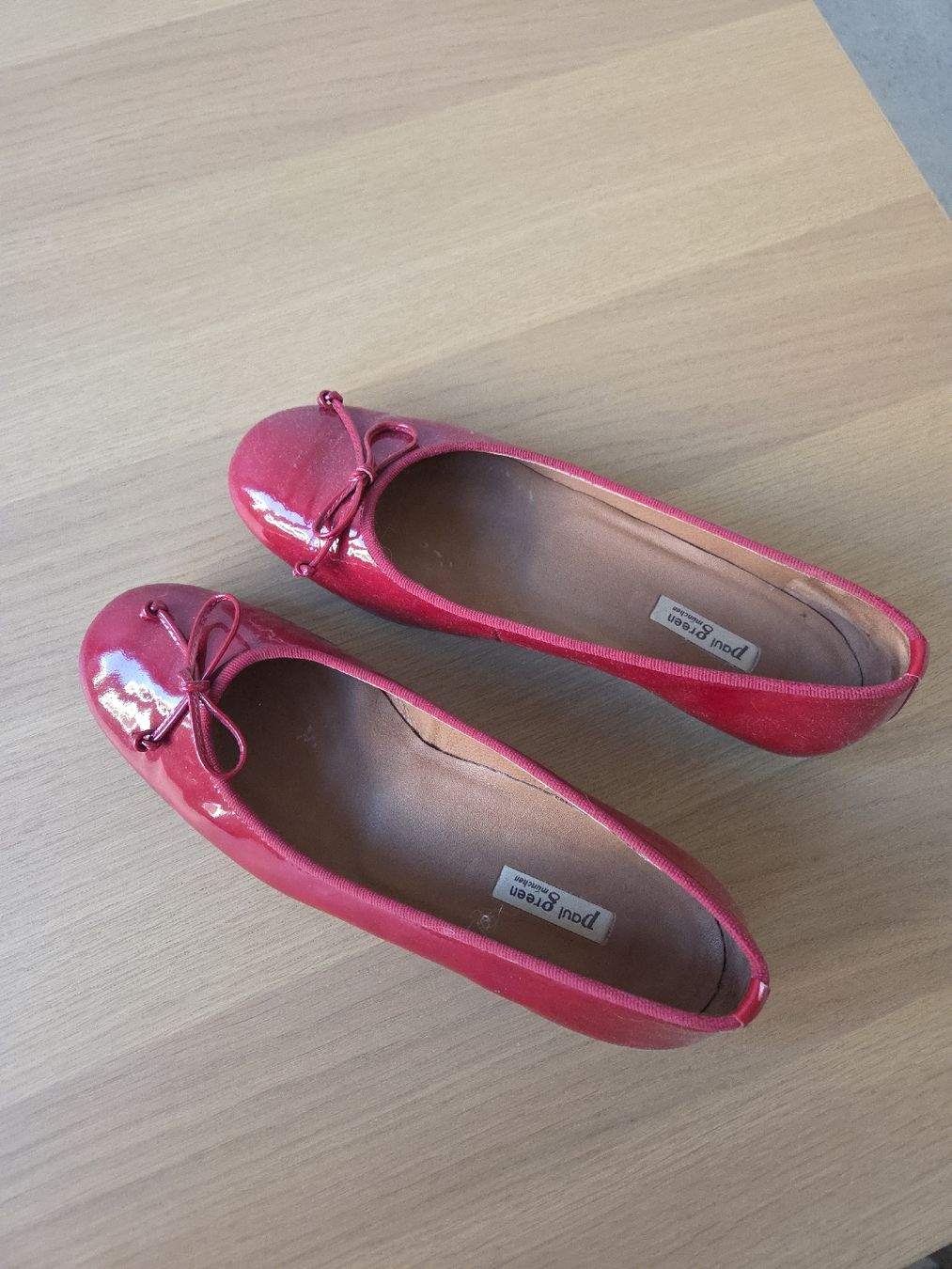 Scarpe da donna: rote Ballerina Leder – Usato da Wetzikon ZH venduto da saho_xhv9