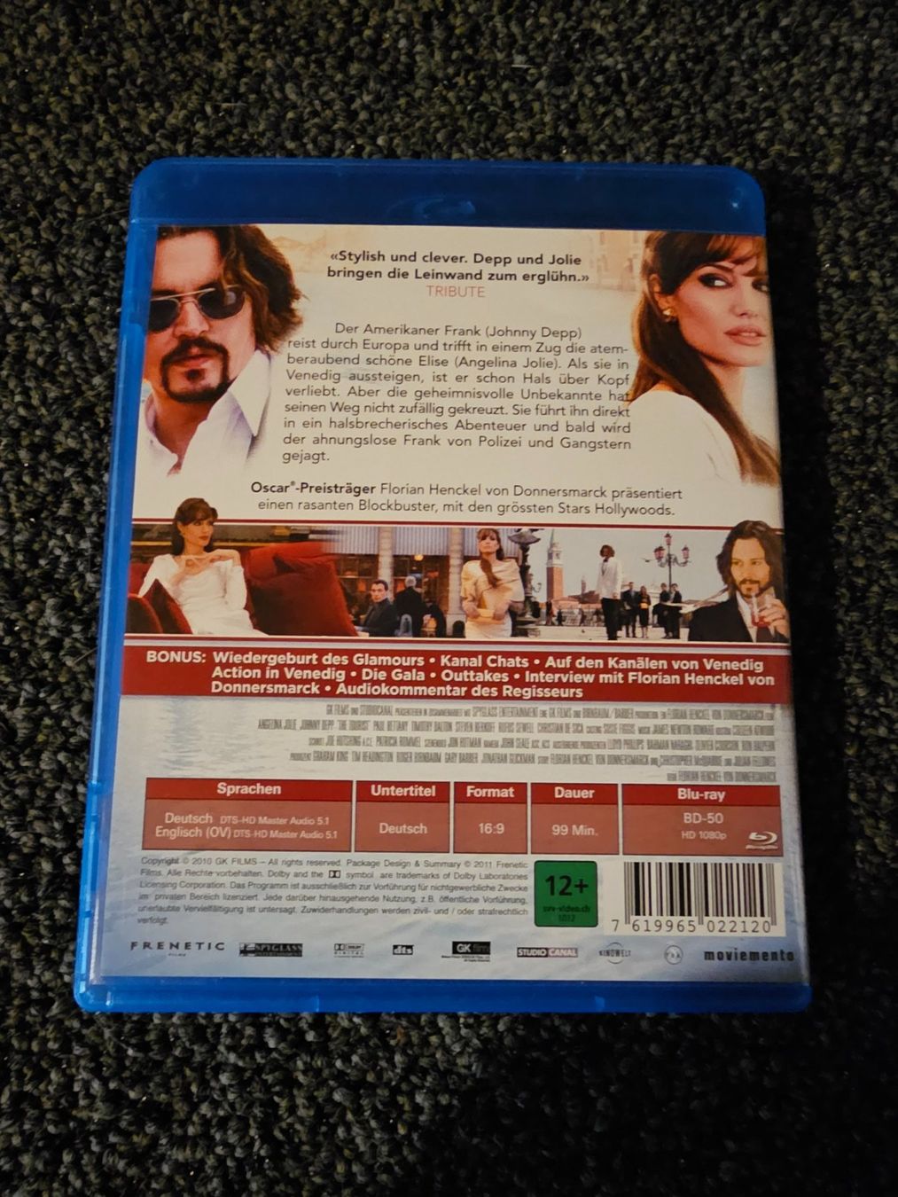 Tutti i DVDs: The Tourist - Blu-ray – Usato da Ruswil venduto da jan_bxl5 1