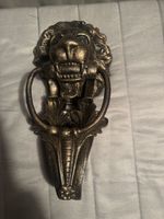 Poignée de porte vintage en forme de tête de lion