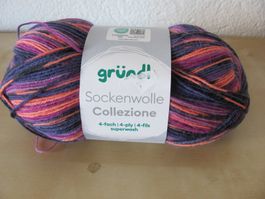 Gründl Sockenwolle Collezione 4-fach 100g neu
