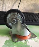4 x Massive Schwer-Lastrollen von GERMANY 11 CM Hoch