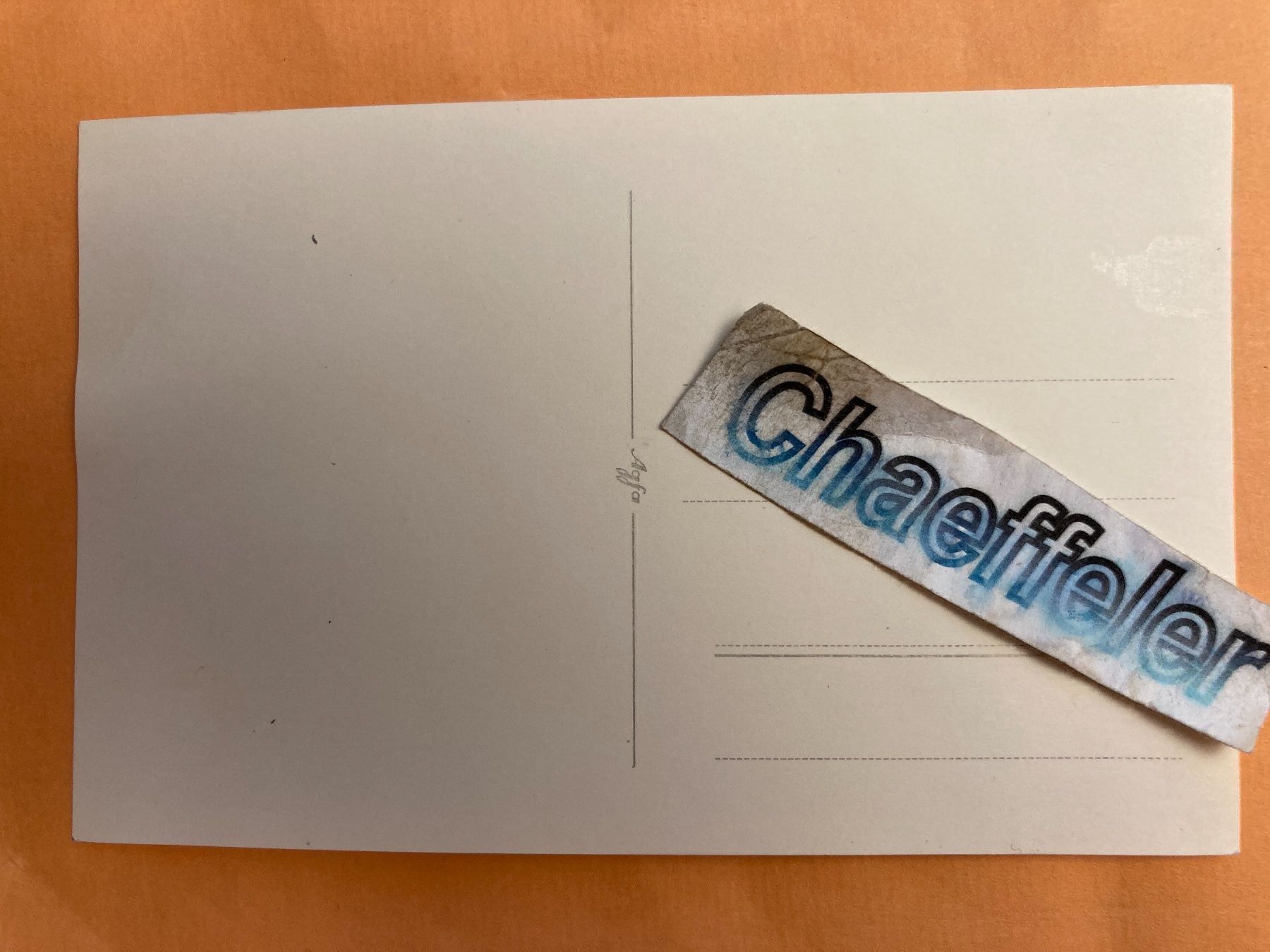 Cartoline postali: Gasthof Sternen – Usato da Zürich venduto da Chaeffeler 1