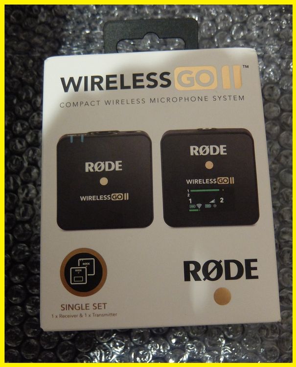 RODE Wireless GO ii compact microphone system single set (Neu und ...