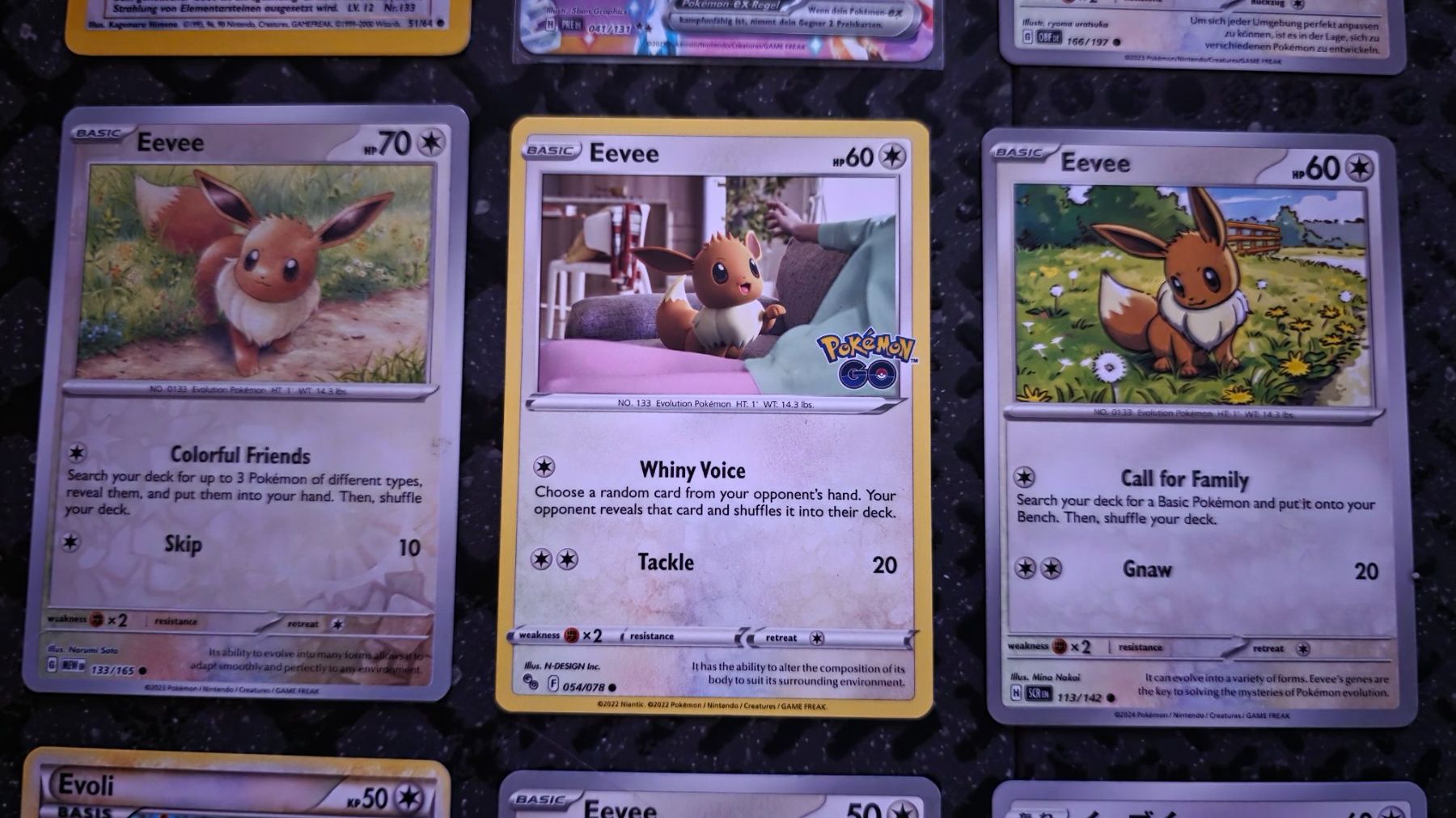 Pokémon Carte collezionabili: 8 Evolis & Feelinara – Usato da Rorschach venduto da Craint 3